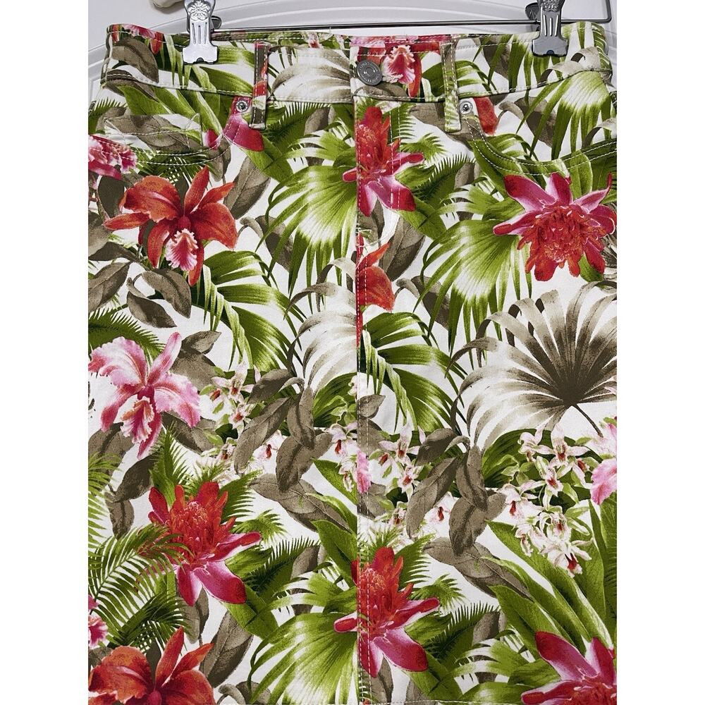 Tommy Bahama Paradise Perfect Short Skirt Boracay Beach Coconut Floral Women's 2 - Picture 5 of 10